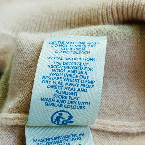 Boden 100% Cashmere Two Tone Crewneck Sweater (size 4) - Picture 10 of 12